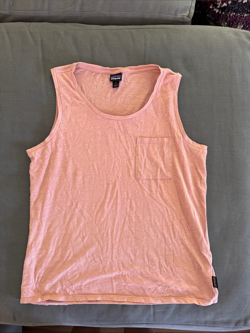 Patagonia Women's Light Pink Sleeveless Pocket Tank